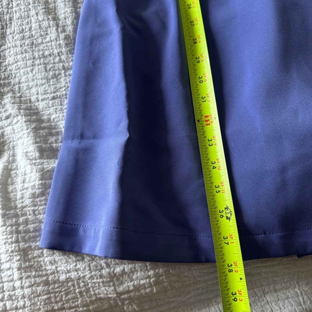 G by Giuliana Black Label Periwinkle Trench Coat Belted XXS Quiet Luxury Peppy - Picture 11 of 11
